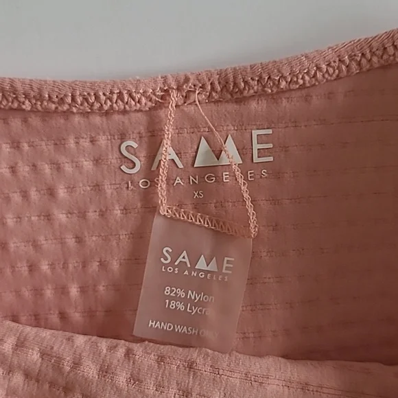 Same Los Angeles Texture Tankini Set - Picture 4 of 4